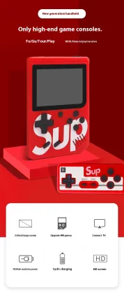 400-in-1 Double Retro Handheld Game Console