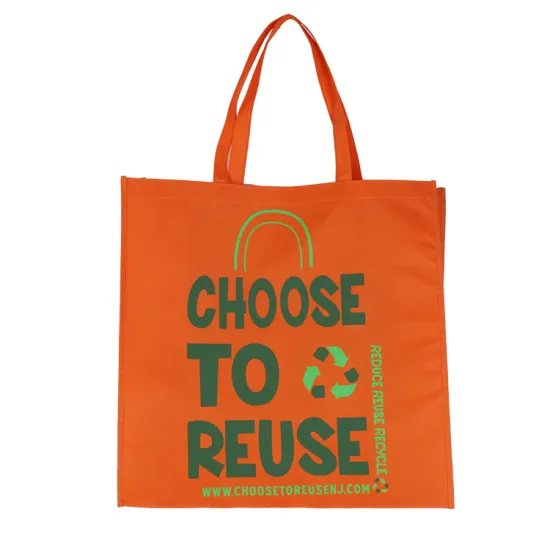 Custom Printed Logo Recyclable Non-Woven Shopping Tote Bags