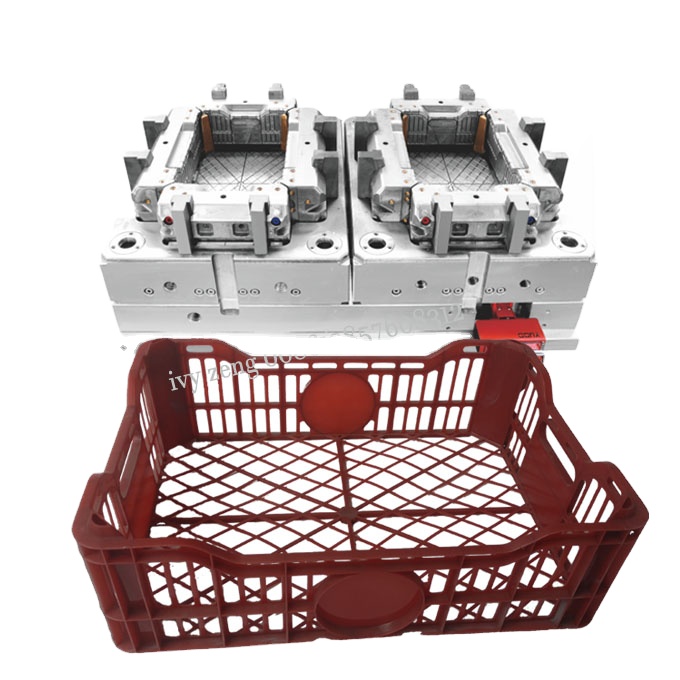 2-cavities Crate Mould ซัพพลายเออร์แม่พิมพ์ฉีดในไถโจว คุณภาพสูง 2 ...