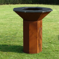 Corten Steel Outdoor Garden Plancha Grill