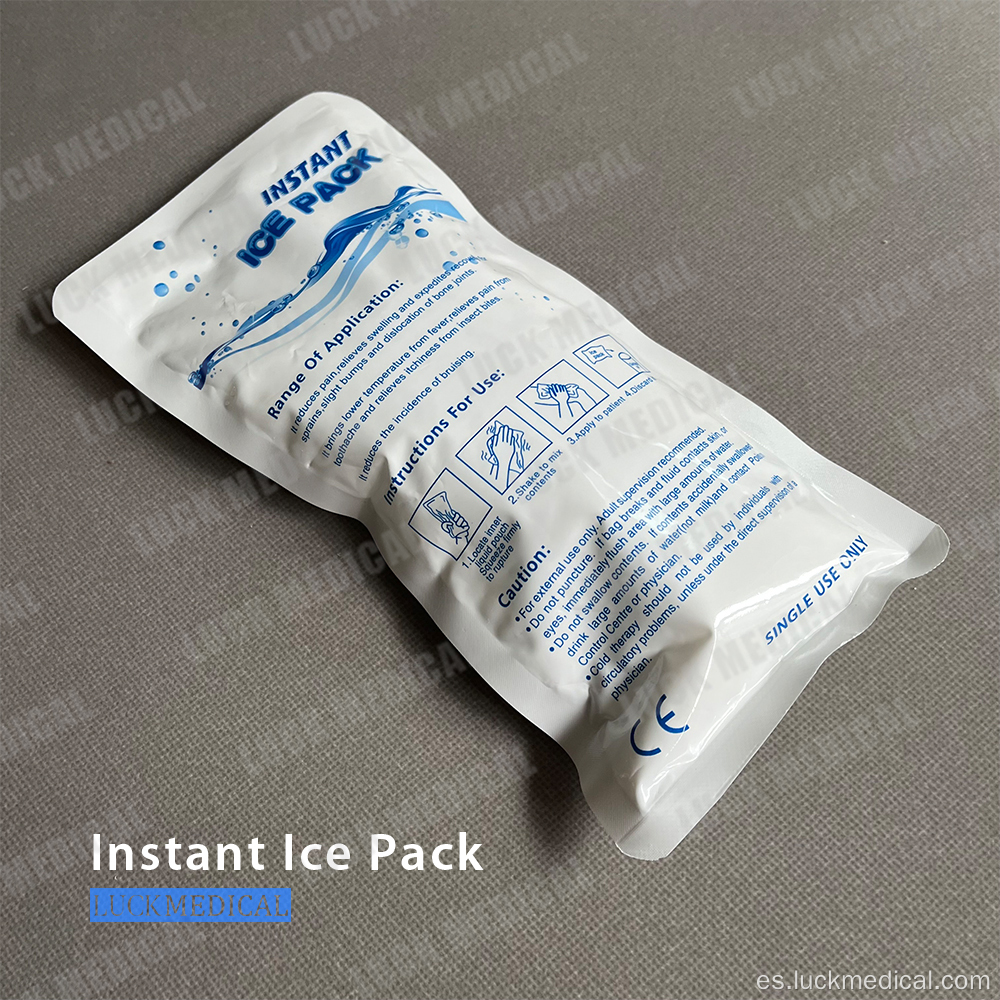 Bolso de hielo instantáneo desechable portátil