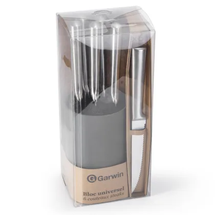 Garwin s/s steak knives with hollow handle