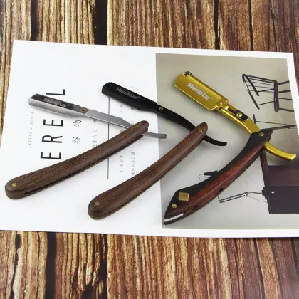 Masterlee Brand Folding Barbershop Straight Blade Shaving Razor