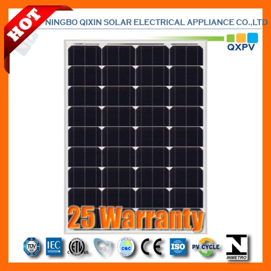 85W 156*156mono-Crystalline Solar Panel