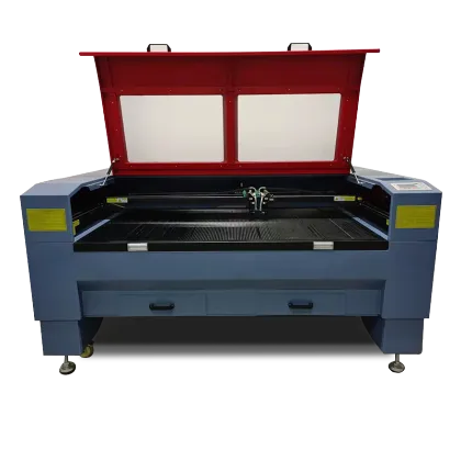 Modernisierte CO2 Laserschneidemaschine für Acryl, Holz und MDF mit Hiwin-Einzelgetrieben