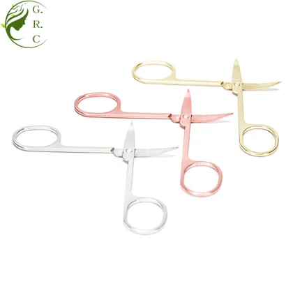 Small Scissors Tools Eyelash Mustache Facial Scissors