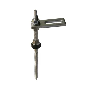 L Foot Holder Solar Hanger Bolt for Corrugated Metal Roofs