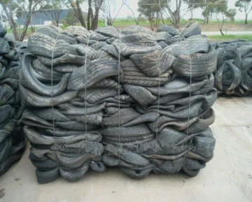 Car tire recycling machine