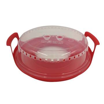 BPA-Free Plastic Insulation Food Cover with Tray for Microwave Heating