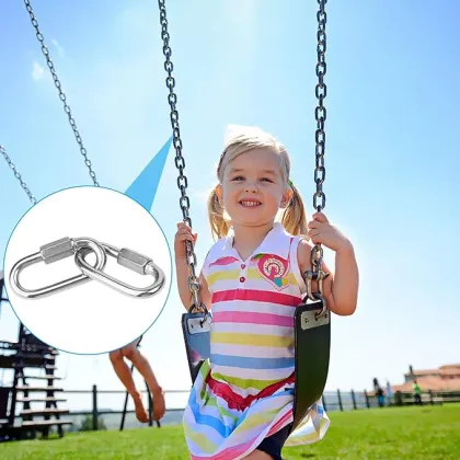 Triangle Quick Connect Ring Safety Lock for Carabiner