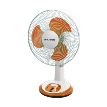 Charger Fan: Rechargeable USB Portable AC DC Table Fan with LED Light