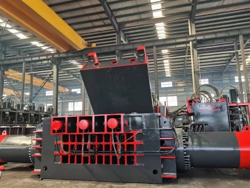 automatic scrap metal baling machine