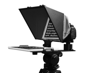 Teleprompter à grande angle de FeelWorld TP13A pour smartphones / tablettes et caméras DSLR avec télécommande App