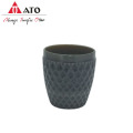 ATO Machine made Grey coloured retro wine glass