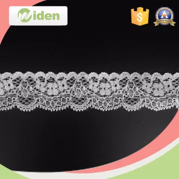 2.5 CM Gathered Lace Trim Elastic Lace for Lingerie