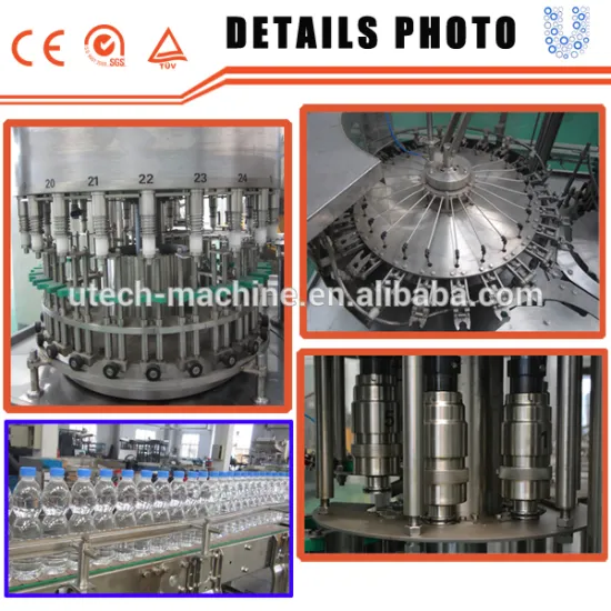 Monoblock Or Mineral/Pure Water Bottle Filling Capping Machine