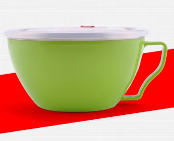 Stainless Steel Snack Bowl with Lid and Handle