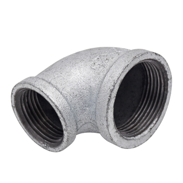 Hot Dip Galvanized Malleable Iron Pipe Fittings: 90 Degree Reducing Elbows for OEM Costume Industrial Equipment Accessories