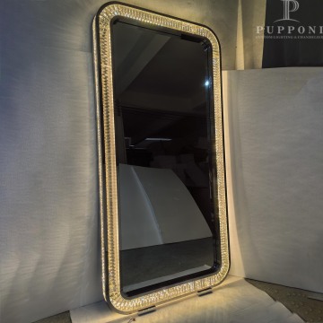 Vintage grand miroir LED Light pour le mariage et le décor de salon