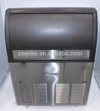 Upright stainless steel ice maker machine with one year warranty