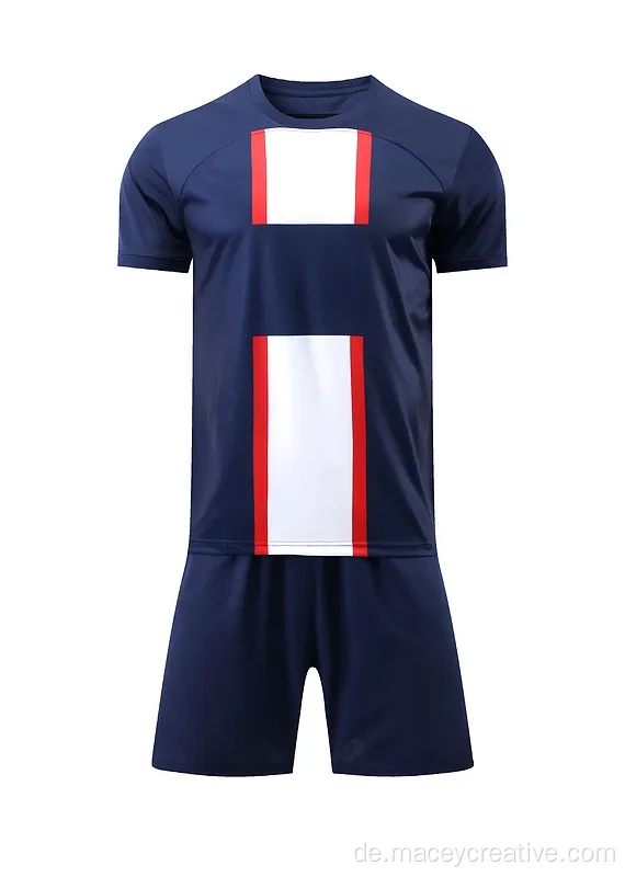 Team Training Kits Shorts Shirt setzt Fußballuniformen