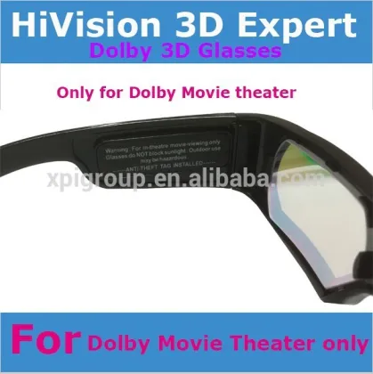 Dolby Glasses/Dolby 3d glasses/Dolyb movie theater 3d glasses