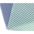 Tela de malla de sándwich con patrón de cuadrícula de diamantes