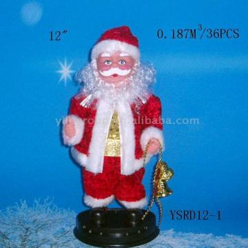 12-Inch Optical Fiber Santa