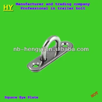 Oval plate with eye