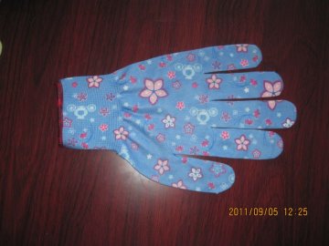 13G polyester garden work glove liner 1