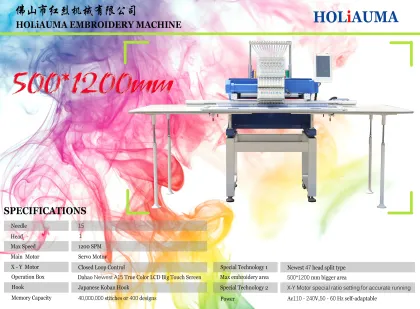 5 Years Warranty High Speed SWF 2 Head Sewing Computer Embroidery Machine - Tajima Embroidery Machine Sales