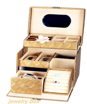 2014 Popular Luxury hand carved jewelry boxes made in dongguan