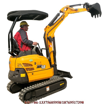 Mini excavator with swing boom 1.8T mini digger