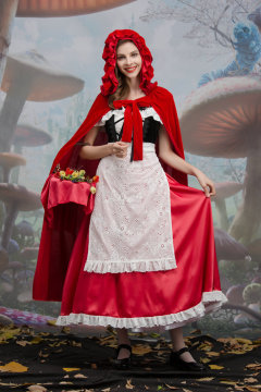 Costume cosplay per ragazze Little Red Clothes