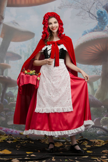 Cosplay Costume for Girls Little Red Clothes
