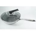 Wok antiaderente 3ply