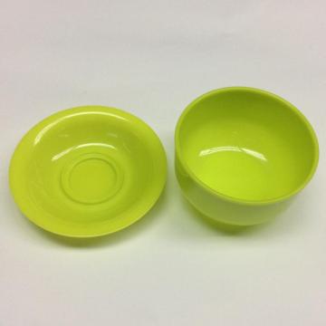 Plastic multifunctional solid color bowl