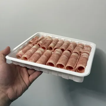White PP Meat Tray for Refrigeration