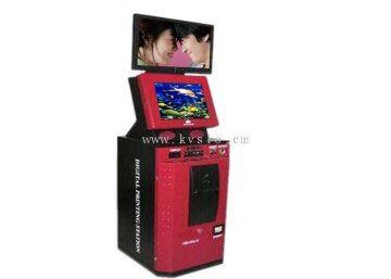 Digital Dual Screen Multifunction Self Service Photo Kiosk With Bluetooth, External Usb