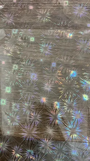 Eco-Friendly Dynamic Snowflake Laser Film