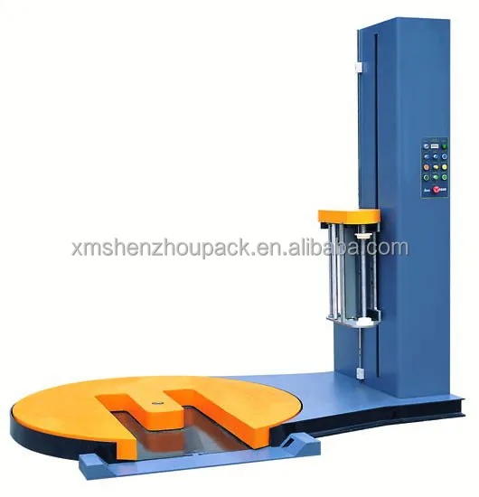 Automatic Pallet Stretch Wrapping Machine with M Type Forklift Access