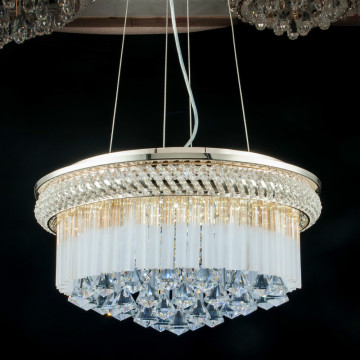 clear grass around crystal chips modern chandeliers for home or hotel