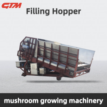 Tramoggia di carico efficiente per la coltivazione dei funghi champignon