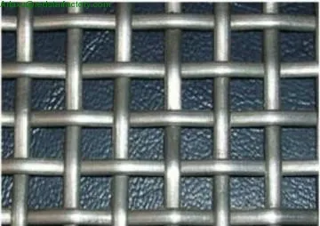 High carbon steel crimped screen