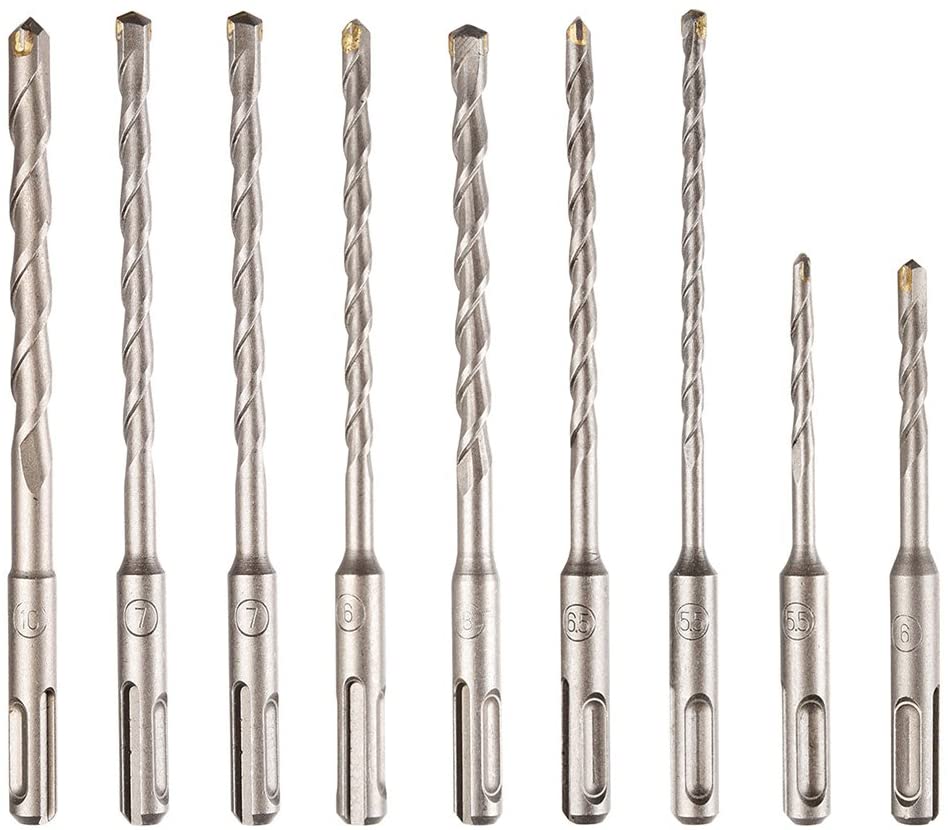 17 PCS Hammer Drill Bits