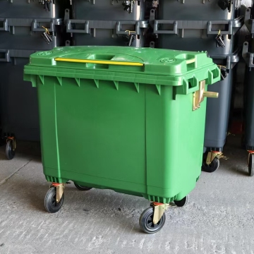 Large Capacity 1100 Liter Plastic Waste Bin