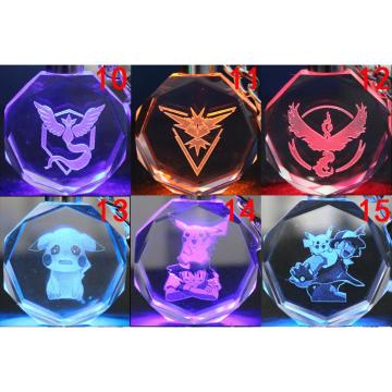 Keychain Pokémon con incisione del laser 3D personalizzato - Squirtle, Charmander, Pikachu