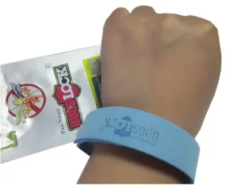 Blugslock mosquito repellent bracelet