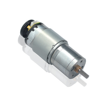 12V Geared DC Motor With Rotary Encoder