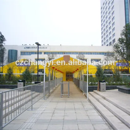 9m Span Outdoor Rainproof Railway/Train Station Tent,Temporary Waiting Hall Tent